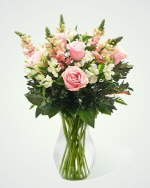 arreglo de 12 rosas rosa con perrito entrega inmediata en monterrey, flores en apodaca,