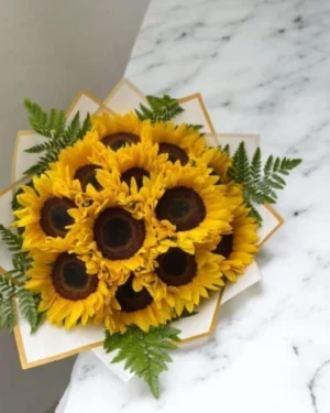 12 girasoles bouquet entrega hoy mismo monterrey