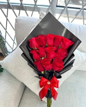 ramo de 12 rosas premium listo para entregar en monterrey hoy mismo