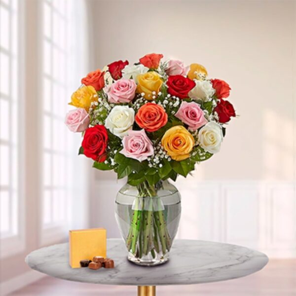 Rainbow Roses