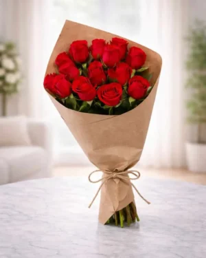 bouquet 12 rosas rojas entregas monterrey