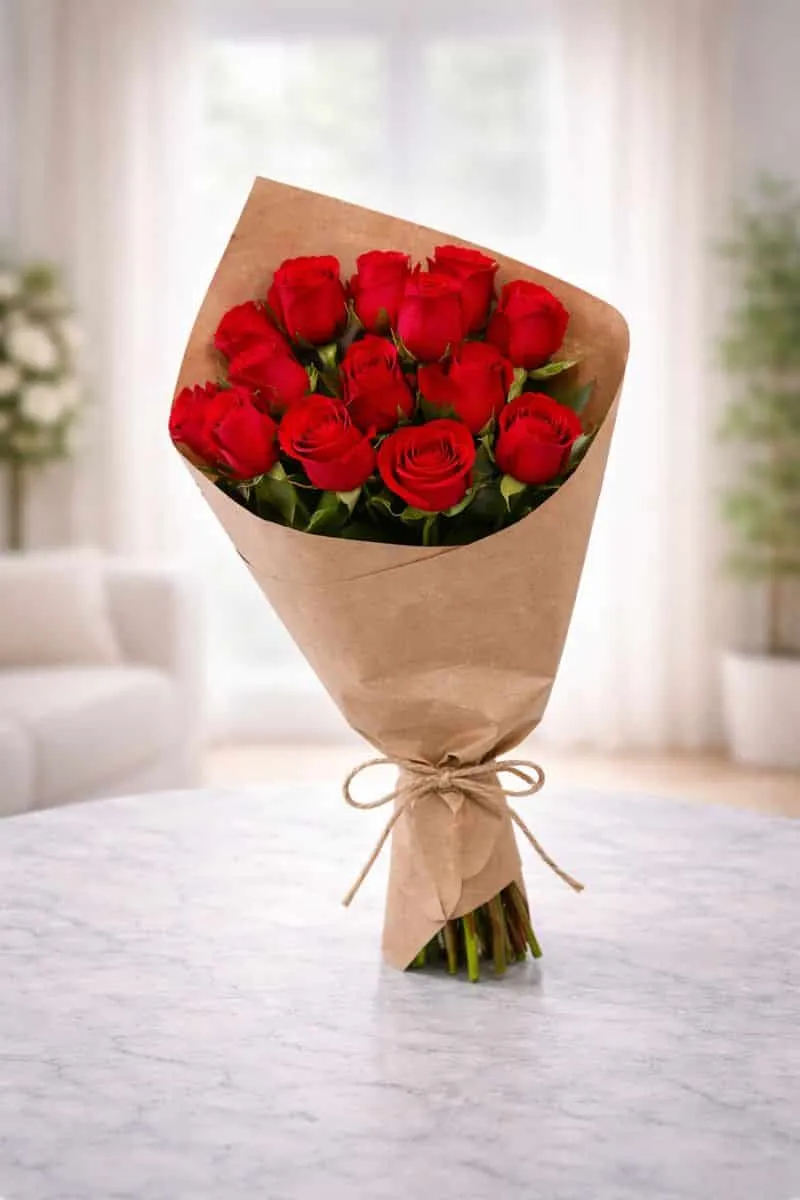 bouquet 12 rosas rojas entregas monterrey