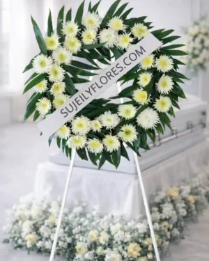 Lo Siento | Corona fúnebre sencilla